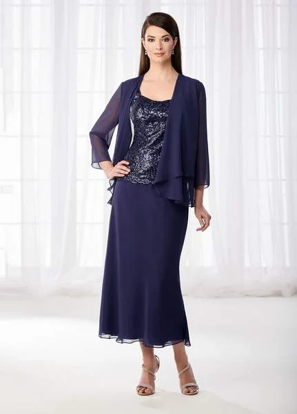 Best Deals Cameron Blake - 4 Piece Mother of the Bride Formal Ensemble 218621 - 1 pc Navy in Size 18 Available