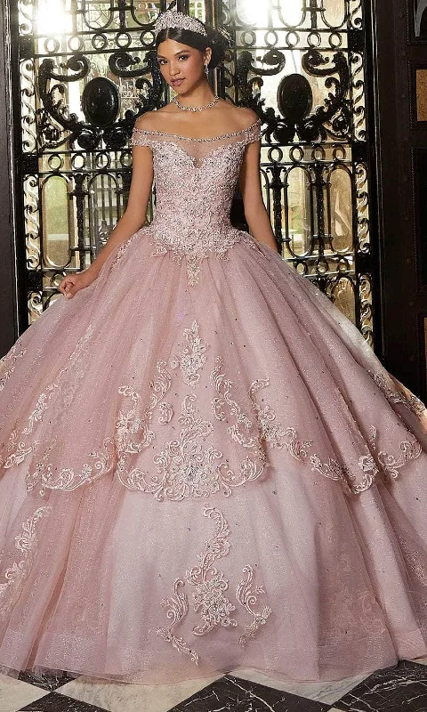 Unmissable Offer Mori Lee 89340 - Basque Waist Quinceanera Ballgown