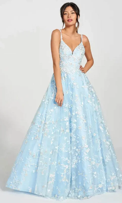 Exclusive Offers Colette By Daphne CL12210 - Floral Appliqued Ballgown