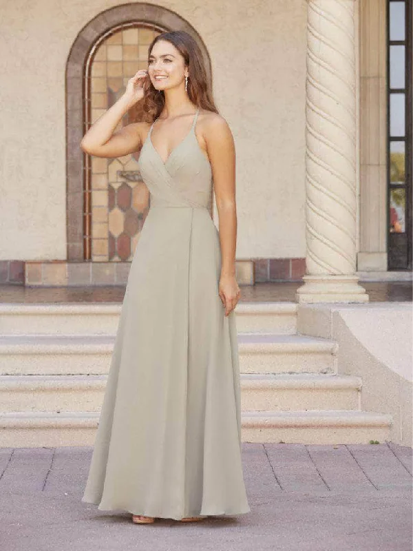 Exclusive Deal Christina Wu Celebration 22148 - Halter Neck A-Line Evening Dress