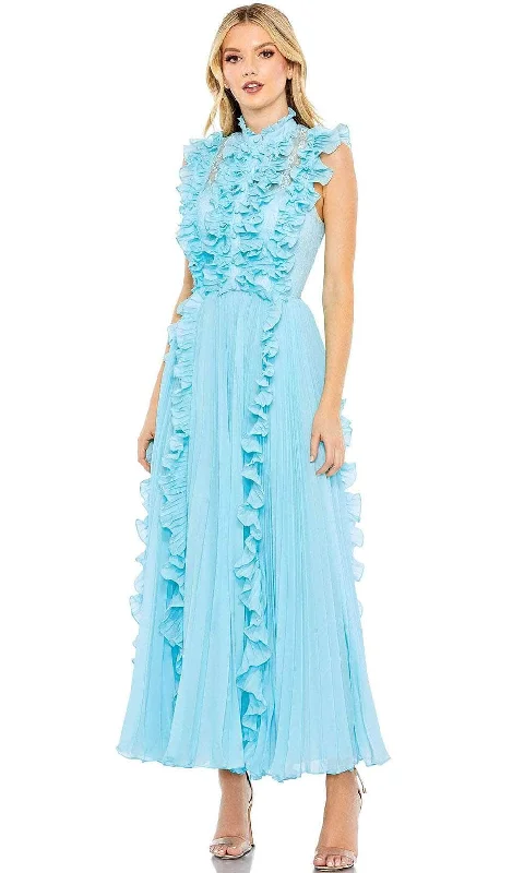 Price Reduction Mac Duggal 49543 - Sleeveless Ruffled A-Line Dress