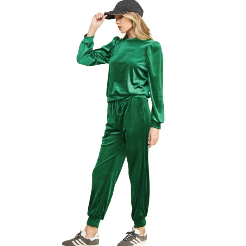 Glam Velour Track Suit Made in USA