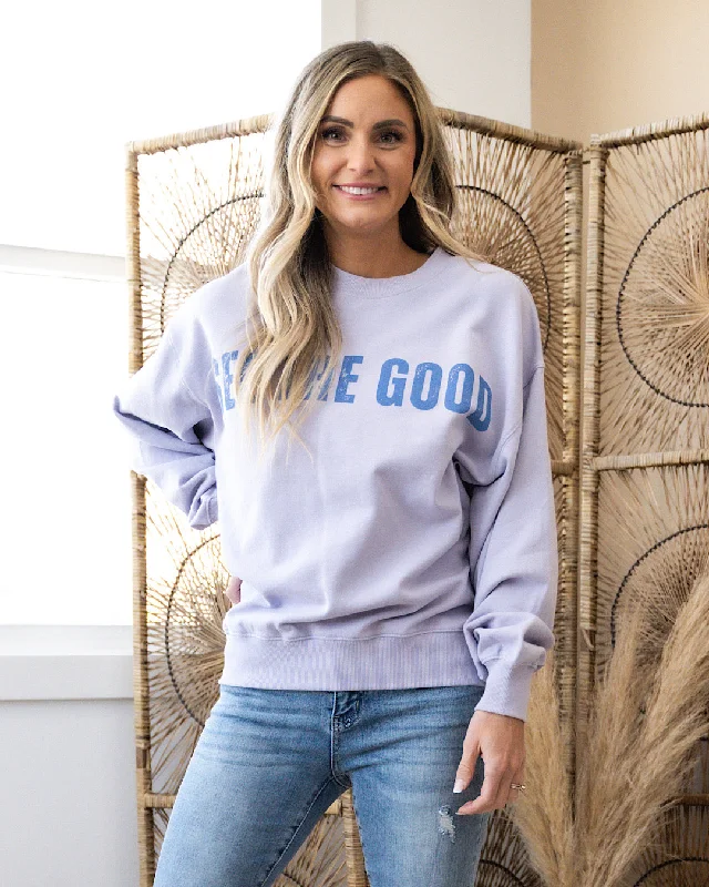 See the Good Periwinkle Sweatshirt FINAL SALE