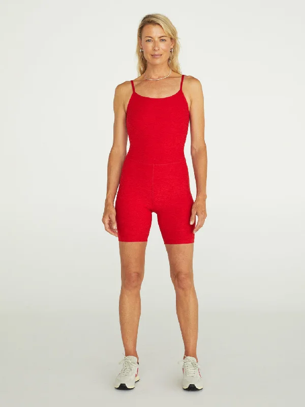 Spacedye Get In Gear Biker Jumpsuit - Red Hot-Siren