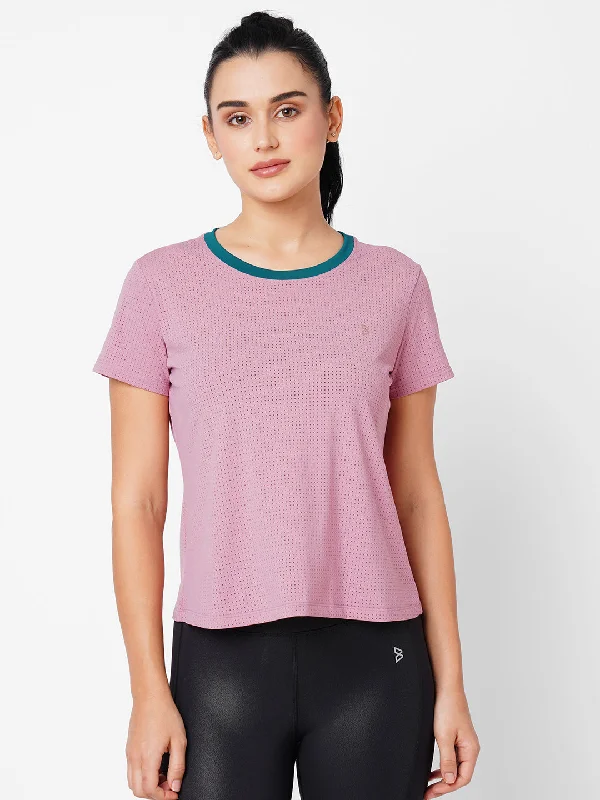 Aurora Pink Mesh Tee