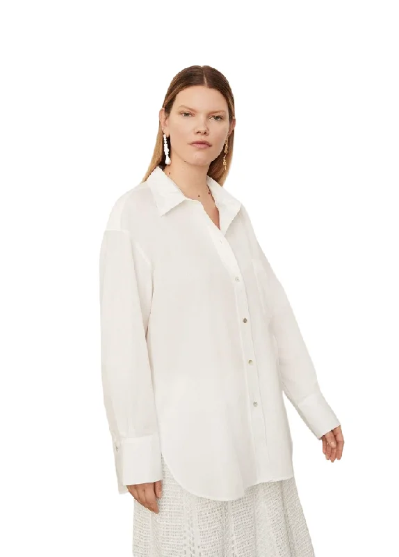 Bonus Savings Oversized Shirt - White