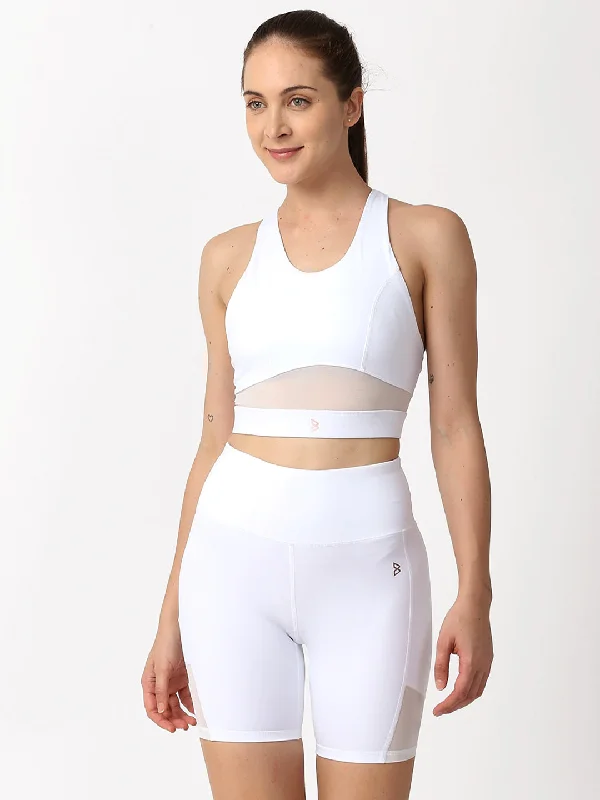 Star White Crop Top