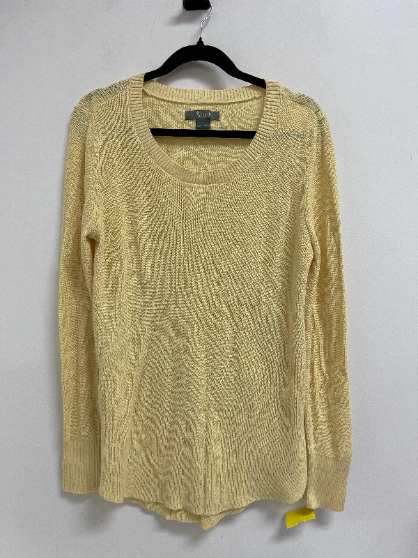 Sweater By Natural Reflections In Yellow, Size: L