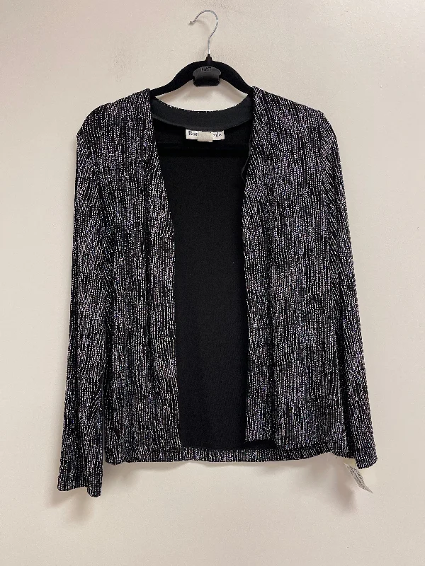 Sweater Cardigan By Ronnie Nicole In Silver, Size: S