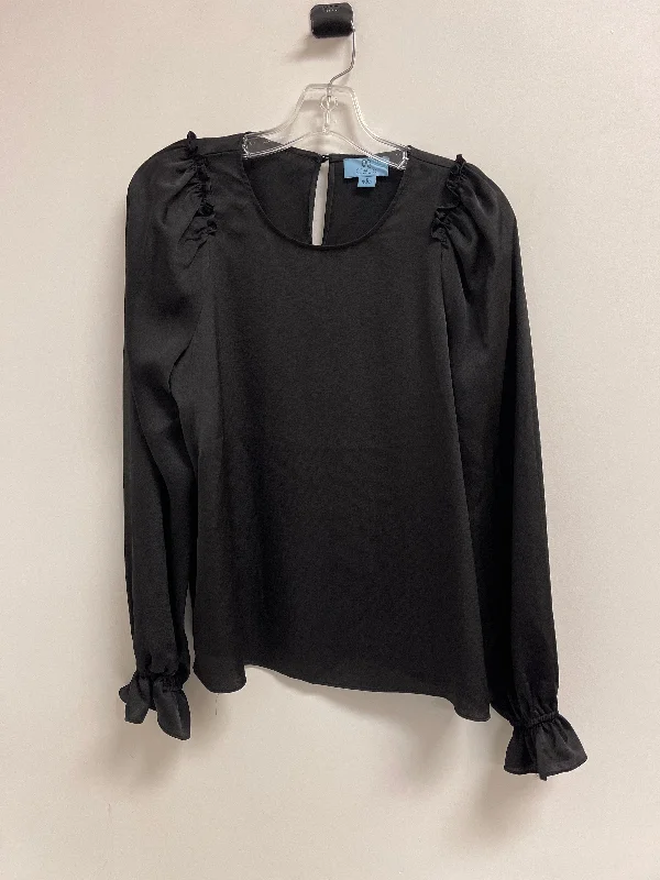 Price Rollback Top Long Sleeve By Cece In Black, Size: S