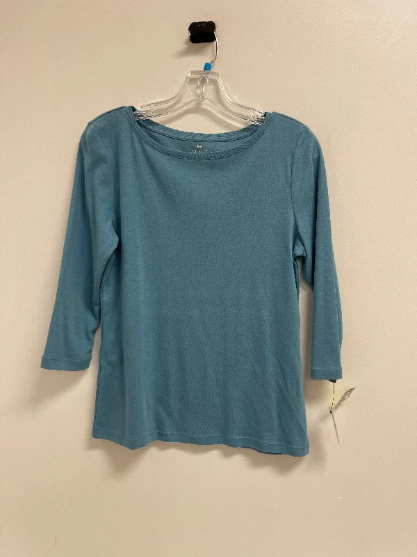 Lowest Price Top Long Sleeve By Talbots In Blue, Size: M