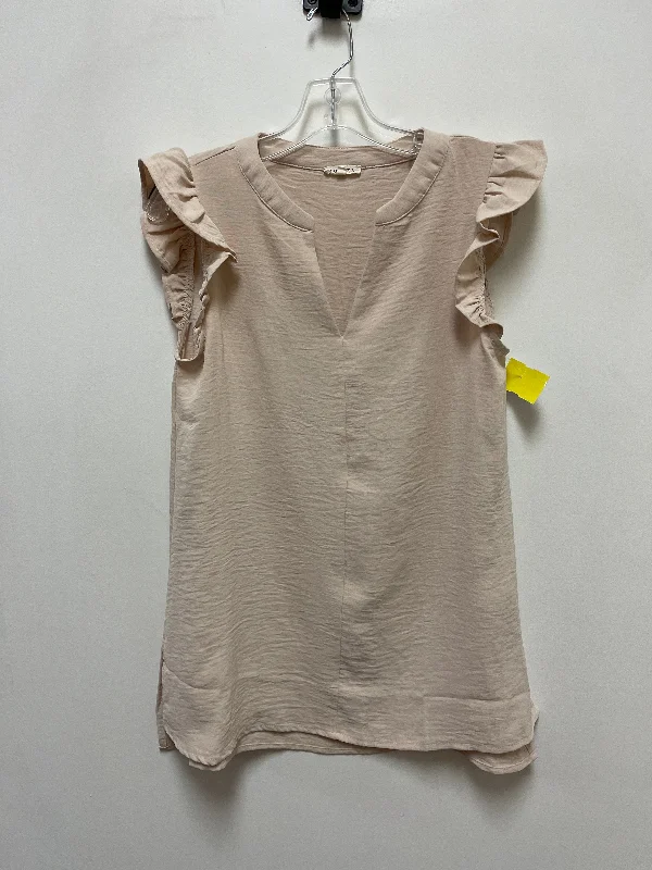 Steals and Deals Top Sleeveless By Jodifl In Cream, Size: S