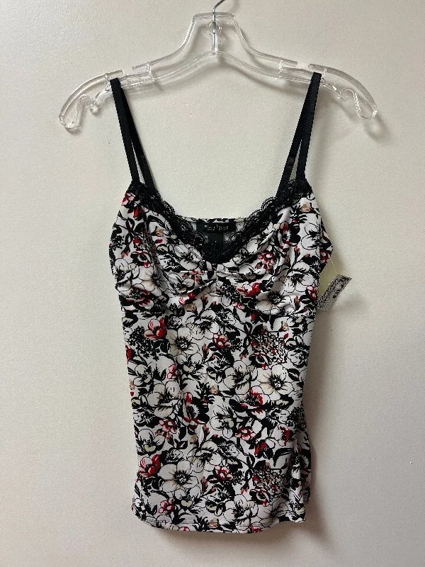 Top Sleeveless By White House Black Market In Black & Red, Size: S