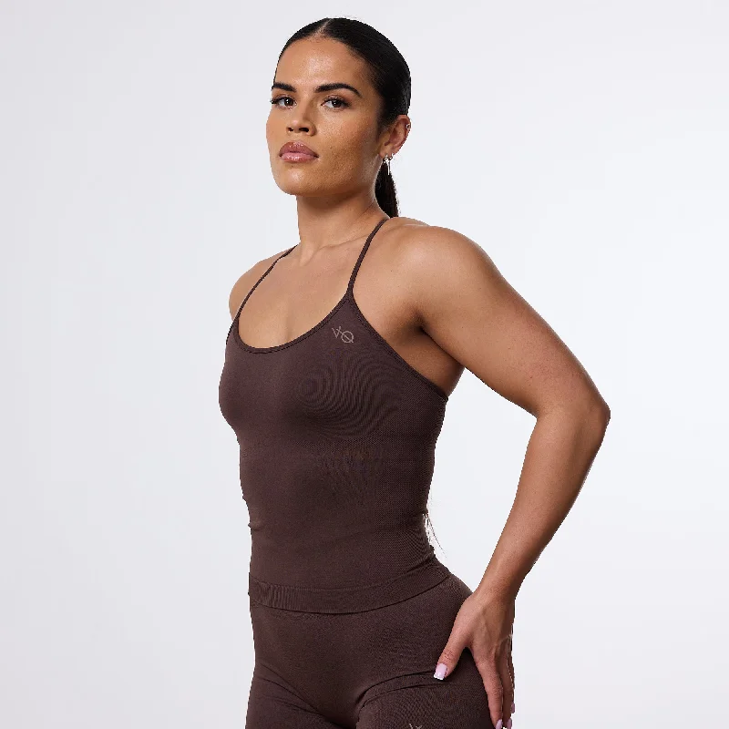 Big Discounts Vanquish Elevate Seamless Coffee Brown 2 in 1 Vest